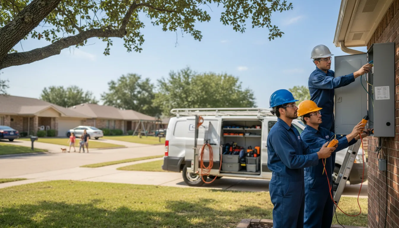 Certified electrician providing emergency electrical services in Eddyville, IL